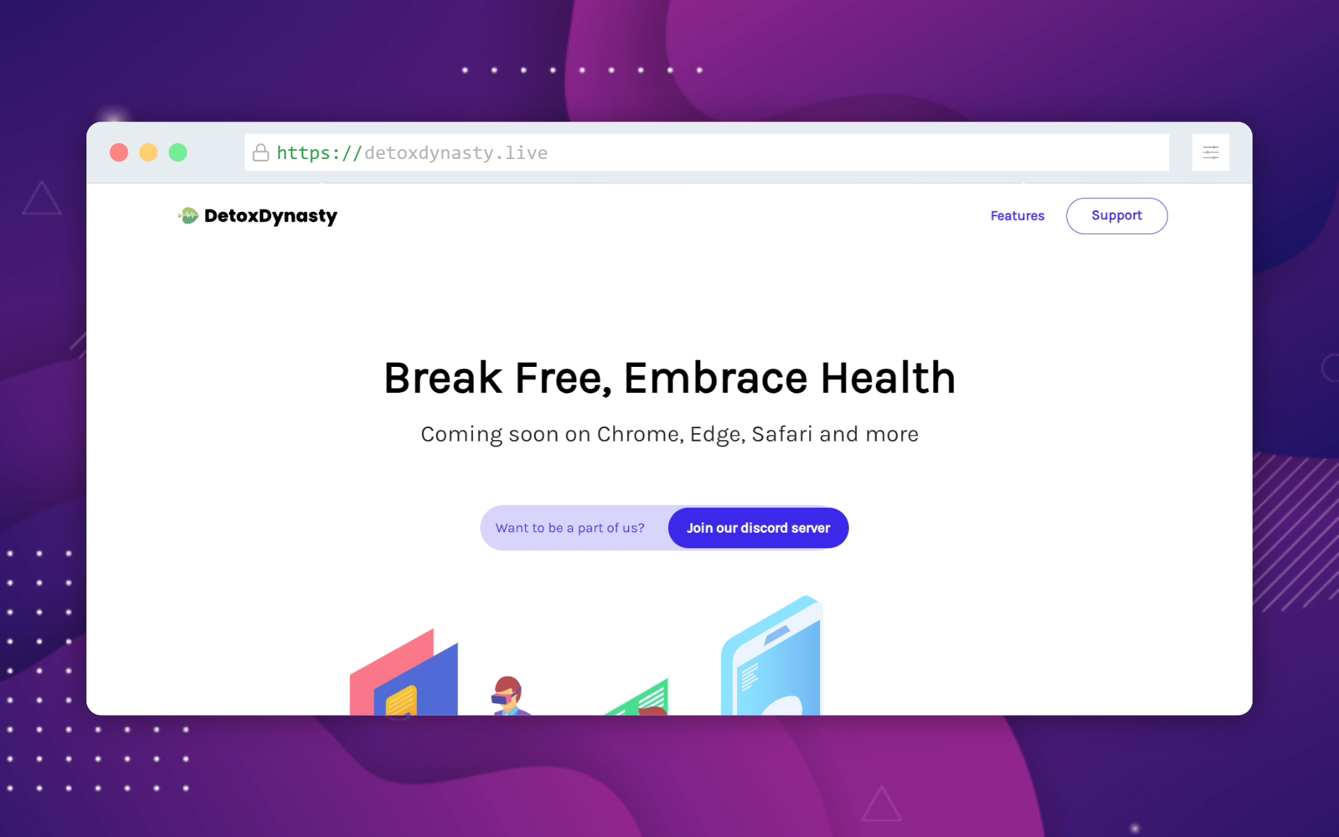 DetoxDynasty Landing Page